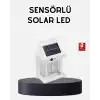 AsilTech Solar Sensörlü Dış Mekan Lamba 3 Işık Modlu ve IP65 Dayanıklı