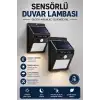 AsilTech Solar Sensörlü Duvar Lambası Bahçe Lamba 20 Led Işık