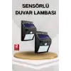 AsilTech Solar Sensörlü Duvar Lambası Bahçe Lamba 20 Led Işık