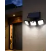 AsilTech Solar Sensörlü LED Projektör Hareket Algılayıcılı Güneş Enerjili Bahçe Lambası Dış Mekan Aydınlatma