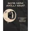AsilTech SQ-16 Mini Series 10 Akıllı Saat | Şık ve Hafif Tasarım, 3 Kordon Seçeneği
