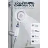 AsilTech Su Tasarruflu Filtreli Duş Başlığı Yüksek Basınçlı Modern Duş Başlığı