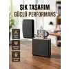 AsilTech Tasarım Metal Çakmak Minimal Mat Yüzeyli ve Şık Görünümlü