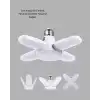AsilTech Tasarruflu Pervane LED Ampül 4 Kollu 60 Watt Geniş Alan Aydınlatma