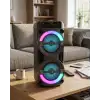 AsilTech Taşınabilir Bluetooth Hoparlör RGB Işık Efektli Stereo Ses