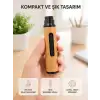 AsilTech Taşınabilir Dumansız Mini Küllük Ahşap Görünümlü 3 Farklı Uçlu Kompakt Tasarım