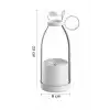 AsilTech Taşınabilir Kablosuz Şarjlı Kişisel Smoothie El Blender Mini Meyve Sıkacağı