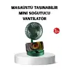 AsilTech Taşınabilir Katlanabilir Mini Fan 3 Kademeli Şarj Edilebilir