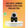 AsilTech Taşınabilir Lityum Bataryalı Led Gece Lambası ve Projektör