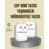 AsilTech Taşınabilir Mini Termal Yazıcı 200 DPI Bluetooth Bağlantılı