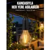 AsilTech Taşınabilir Şarjlı Led Ampul Askılı Lamba Kamp Bahçe Lambası