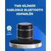AsilTech Taşınabilir Silindir Tasarım Bluetooth 5.0 Hoparlör Yüksek Bas Performanslı