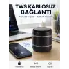 AsilTech Taşınabilir Silindir Tasarım Bluetooth 5.0 Hoparlör Yüksek Bas Performanslı Yeni Nesil
