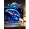 AsilTech Taşınabilir Sinema Oyun Projektörü Akıllı Projeksiyon Android 11