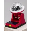 AsilTech Taşınabilir Solar LED Parti Lambası USB Şarjlı Renkli Dekoratif Aydınlatma