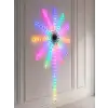 AsilTech Telefon Kontrollü RGB Fireworks LED Işık Çok Renkli Dekoratif Duvar Lambası