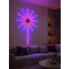 AsilTech Telefon Kontrollü RGB Fireworks LED Işık Çok Renkli Dekoratif Duvar Lambası