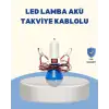 AsilTech Timsah Kıskaçlı 12V LED Ampul Kamp ve Acil Durum Lambası