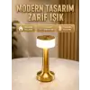 AsilTech Touch Gece Lambası – Dokunmatik Kontrol, Kablosuz Kullanım, Metal Gövde Yeni Nesil