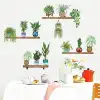 AsilTech Tropikal Bitkiler Duvar Stickerı Model B