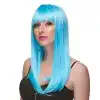 AsilTech Turkuaz Mavi Parti Peruğu