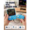 AsilTech TV Bağlantılı Çift Oyunculu Şarjlı Retro Gamepad Seti