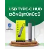 AsilTech Type‑C Dönüştürücü – 2×USB3.0, SD/MS, 4K HDMI & RJ45 ile Profesyonel Kullanım