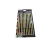 AsilTech U Tip Geçmeli Havalandırma Nikelaj Şerit Çıta İnce 20cm 10 Parça Gold