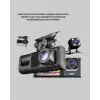 AsilTech Üç Kameralı Araç İçi Kayıt Sistemi Full HD Gece Görüşlü ve G-Sensör Destekli