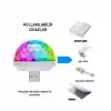 AsilTech Usb Girişli Sese Duyarlı Disko Topu