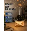 AsilTech USB Projeksiyon Gece Lambası ve Hava Nemlendirici – Aromaterapi Destekli, Taşınabilir Mini