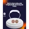 AsilTech USB Şarjlı Katlanabilir Mini Boyun Fanı 1–3 Saat Kullanım
