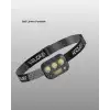 AsilTech USB Şarjlı LED Kafa Lambası 300 Lümen Güç Göstergeli