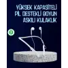 AsilTech USB Şarjlı Uzun Ömürlü Boyun Askılı Bluetooth Kulaklık