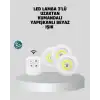 AsilTech Uzaktan Kumandalı 3’lü Ayarlanabilir Spot LED Işık Seti