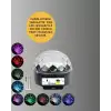 AsilTech Uzaktan Kumandalı RGB LED Disko Topu Bluetooth Hoparlörlü
