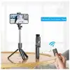 AsilTech Uzaktan Kumandalı Tripod Özellikli Selfie Çubuğu