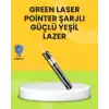 AsilTech Uzun Mesafe Görünürlüklü Yeşil Lazer Pointer Şarjlı