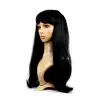 AsilTech Uzun Siyah Peruk Saç