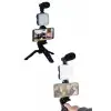 AsilTech Video Making Kit Telefon Tutucu Vlog Video Mini Led Işıklı