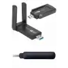 AsilTech Wifi Alıcı Dual Band Usb 3.0 Adaptör Kablosuz Windows 7/8/10/11