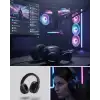 AsilTech Wireless Oyuncu Kulaklığı RGB Işıklı Uzun Bataryalı Mikrofonlu Headset