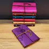AsilTech Yaprak Desenli Deri Defter Asorti