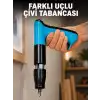 AsilTech Yaylı Manuel Çivi Tabancası Ahşap Kaplama Döşeme Sabitleme Aleti