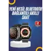 AsilTech Yeni Model Akıllı Saat Ultra Smart Watch Gümüş Kasa 45mm Titreşim