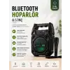 AsilTech Yeni Nesil 6.5 İnç Bluetooth Hoparlör Mikrofonlu Taşınabilir Ses Sistemi