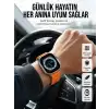 AsilTech Yeni Nesil Akıllı Saat Çok Yönlü Titreşimli 49 MM Android ve İOS Uyumlu