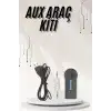 AsilTech Yeni Nesil Bluetooth Aux Araç Kiti Siyah TV Tablet Telefon Araç Araba