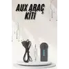 AsilTech Yeni Nesil Bluetooth Aux Araç Kiti Siyah TV Tablet Telefon Araç Araba