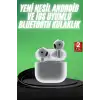 AsilTech Yeni Nesil Bluetooth Kulaklık Beyaz Çağrı Cevaplayabilen Kablosuz